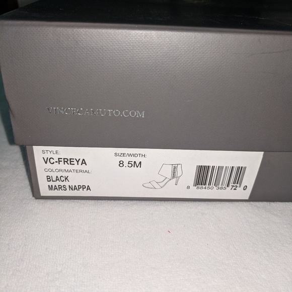 Vince Camuto Black Freya Heels Size 8.5M EUC - Picture 8 of 8